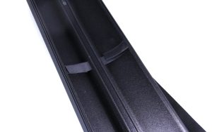 Interior view of HDF Zitlock 135cm rod case showing protective lining